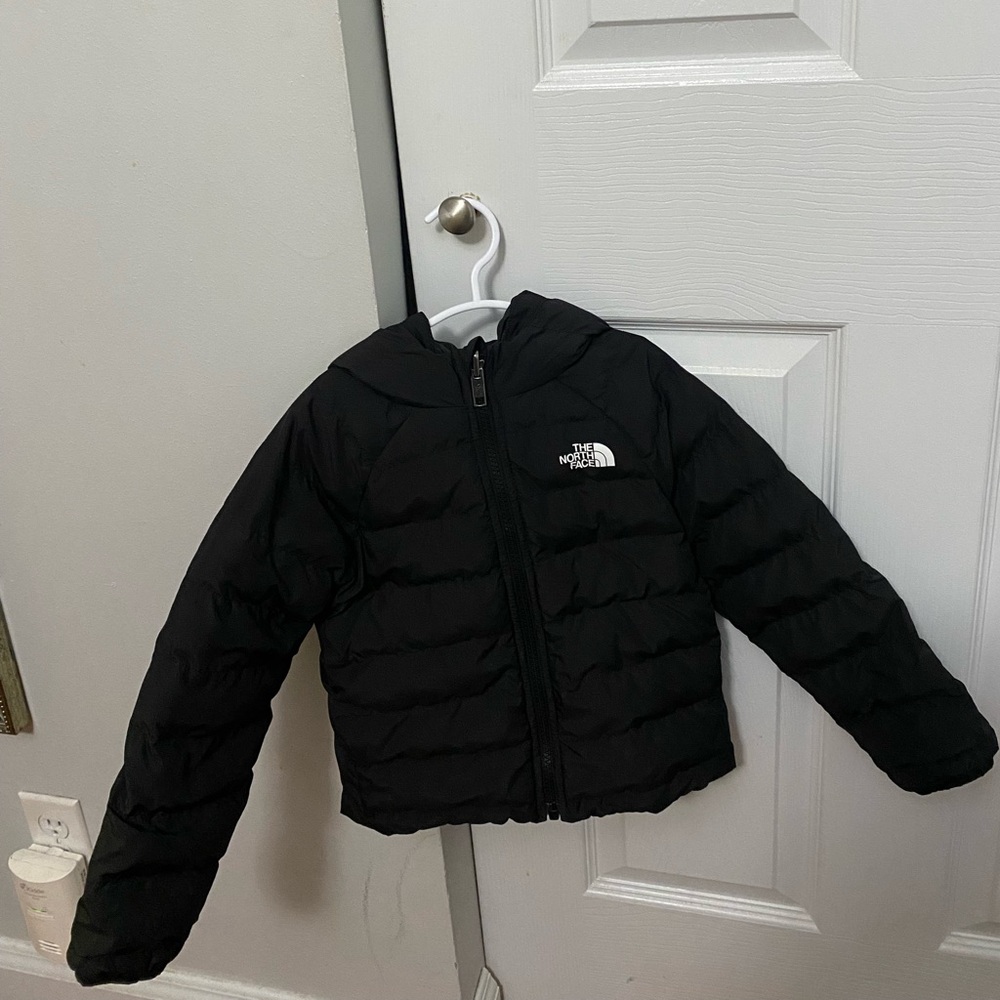 The North Face Black Hooded Jacket (reversible)